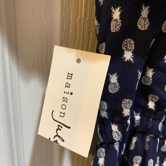 Maison Jules Womens Shoulder Romper Size M - Picture 8 of 8